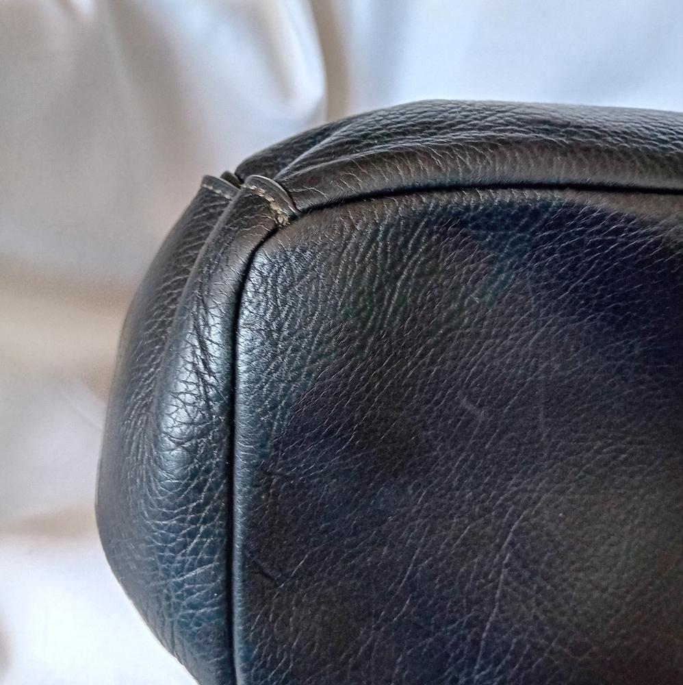 Fossil Black Leather Drawstring Backpack - Picture 7 of 16